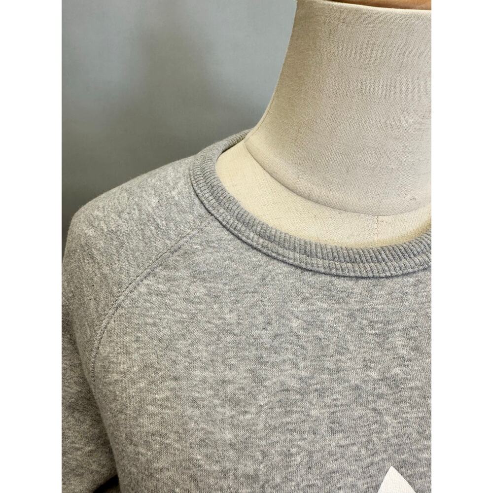 Adidas Originals Trefoil Crew Sweatshirt in Gray Size Small - Picture 8 of 12